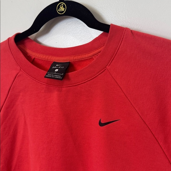 NIKE WOMENS LONG SLEEVE TRAINING CREWNECK EMBER GLOW LARGE - Picture 7 of 11